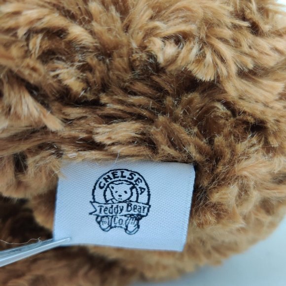 Chelsea Teddy Bear Co. Dog Puppy Luke Plush Brown Stuffed Animal Plush Toy - Picture 5 of 9